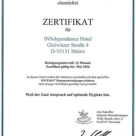 Hotell Inndependence Mainz