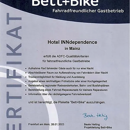 Inndependence Hotel Mayence
